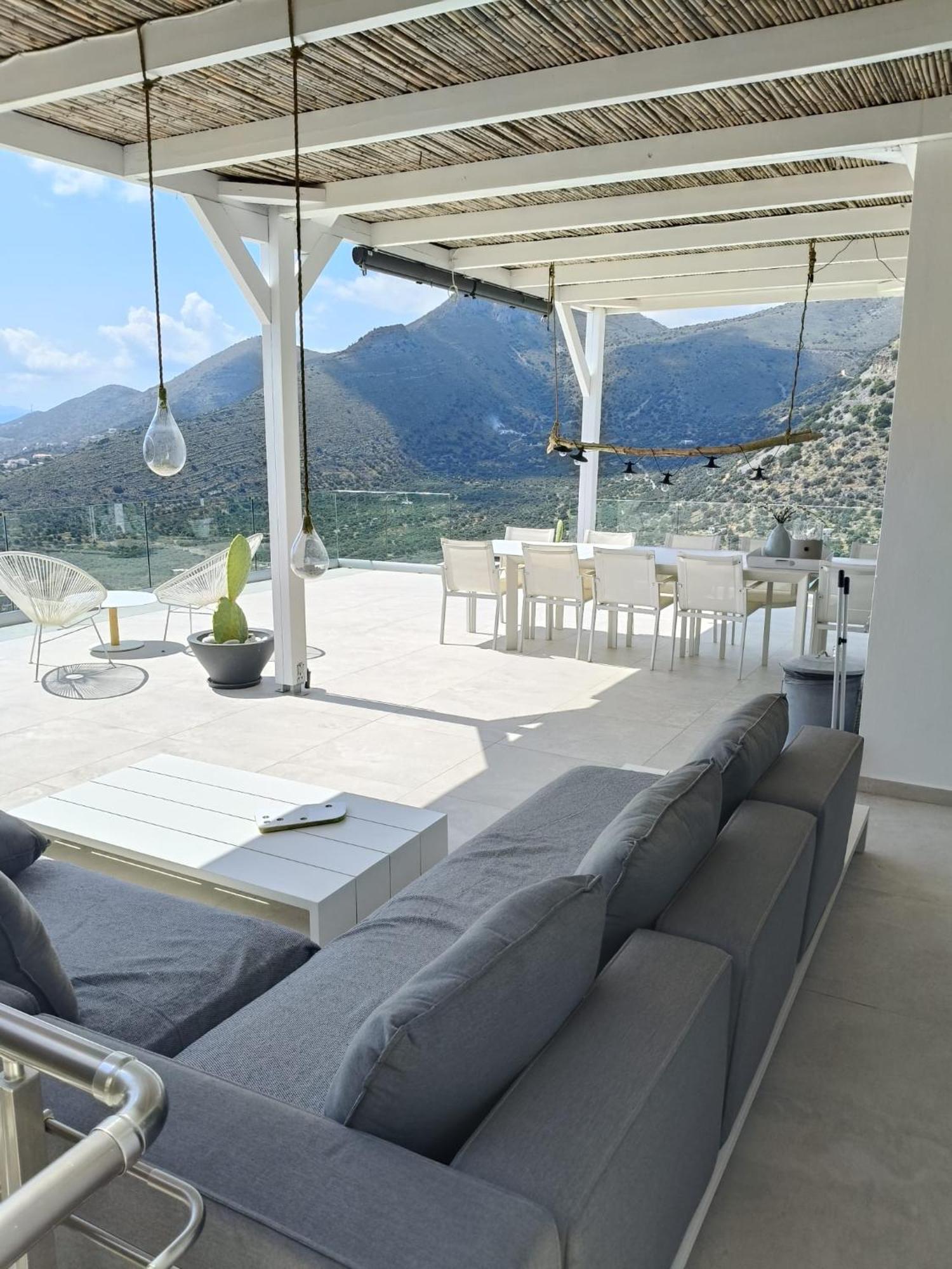 Villa Estee, Luxury Villa With Private Infinity Pool And Jacuzzi Elounda Exterior foto