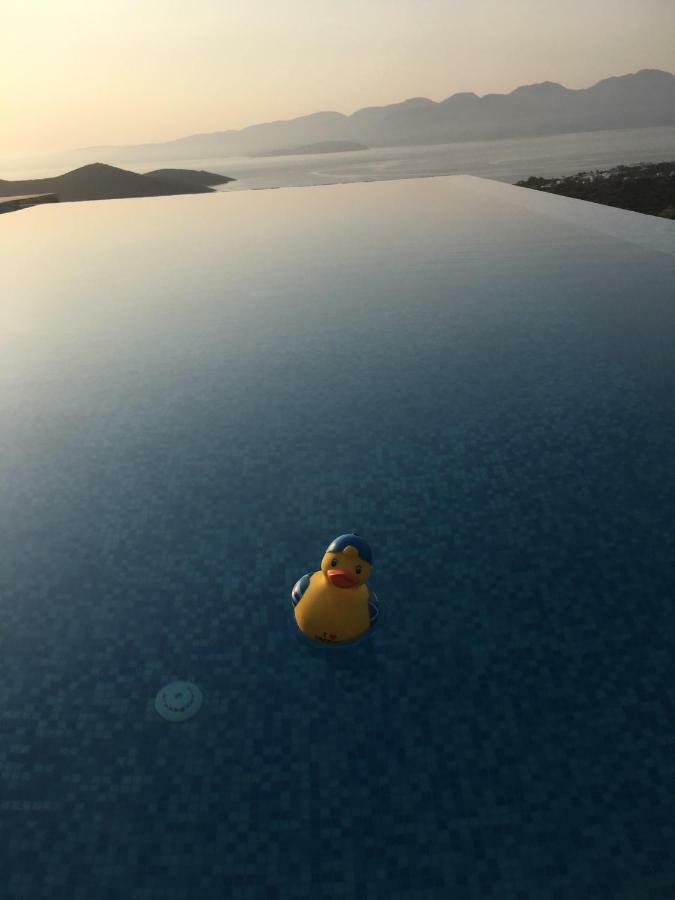 Villa Estee, Luxury Villa With Private Infinity Pool And Jacuzzi Elounda Exterior foto
