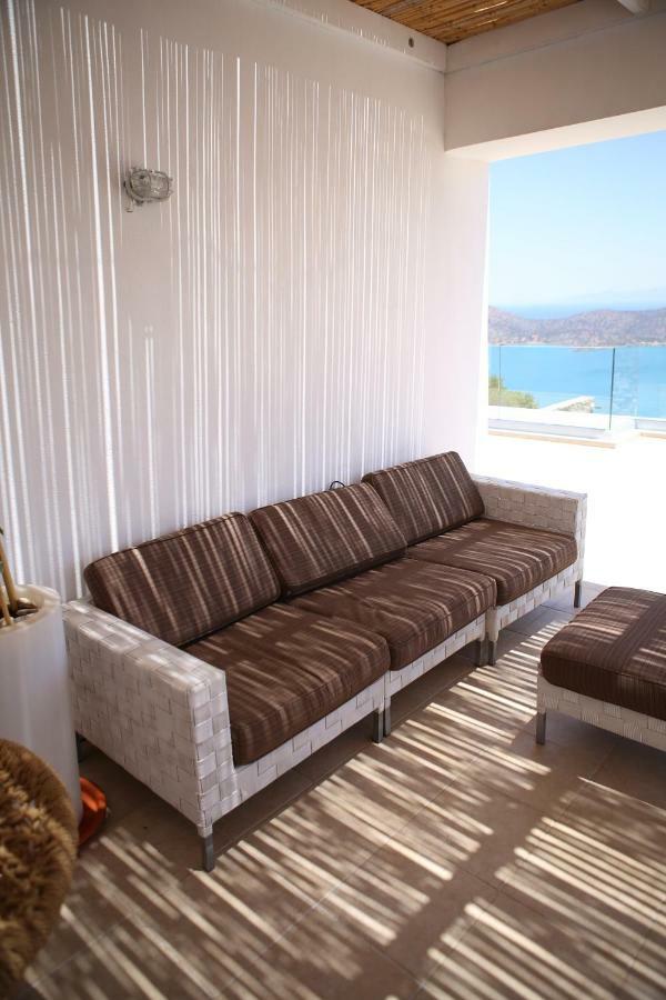 Villa Estee, Luxury Villa With Private Infinity Pool And Jacuzzi Elounda Exterior foto