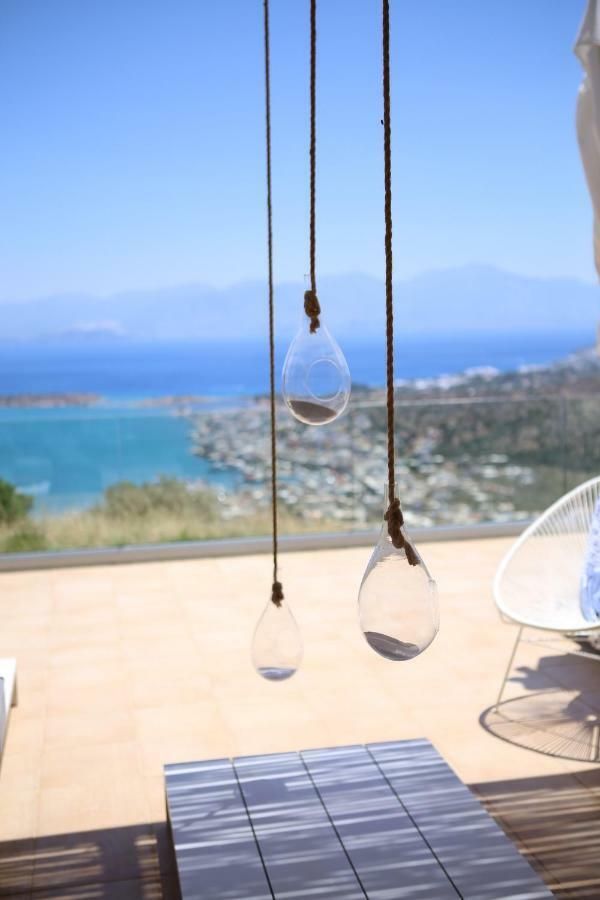 Villa Estee, Luxury Villa With Private Infinity Pool And Jacuzzi Elounda Exterior foto
